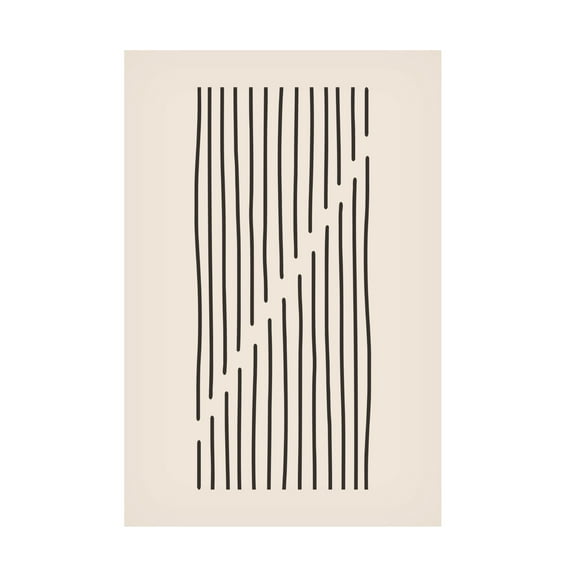 Trademark Fine Art jay stanley Minimal Line Design 3 Canvas Wall Art