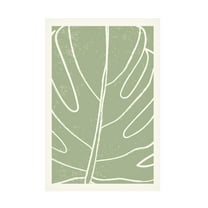 Trademark Fine Art jay stanley Minimal Monstera Collection 1 Canvas Wall Art