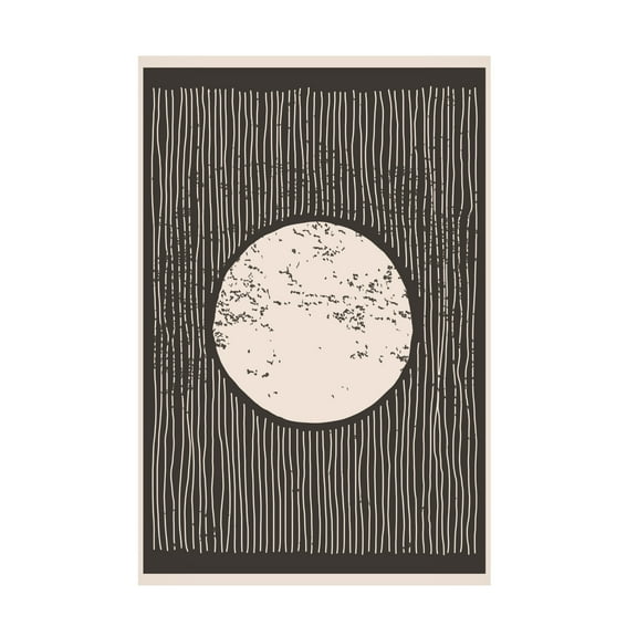 Trademark Fine Art jay stanley Minimal Moon Canvas Wall Art