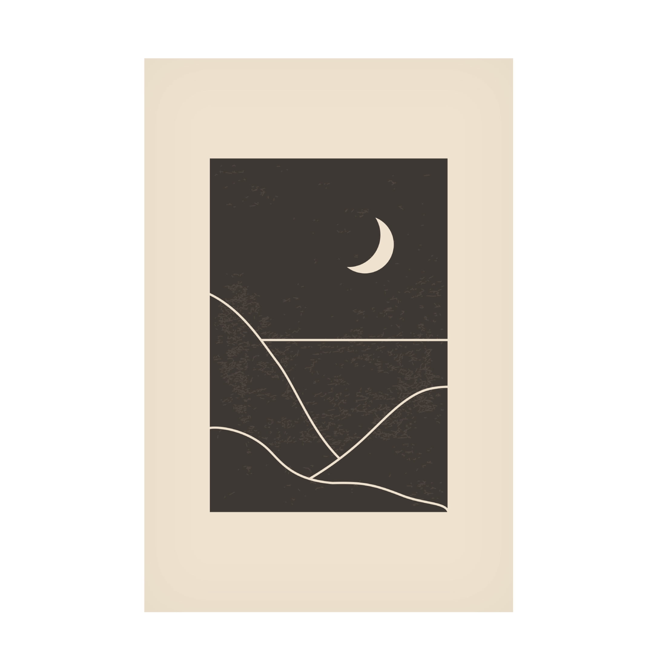 Trademark Fine Art jay stanley Minimal Mountains 5 Canvas Wall Art