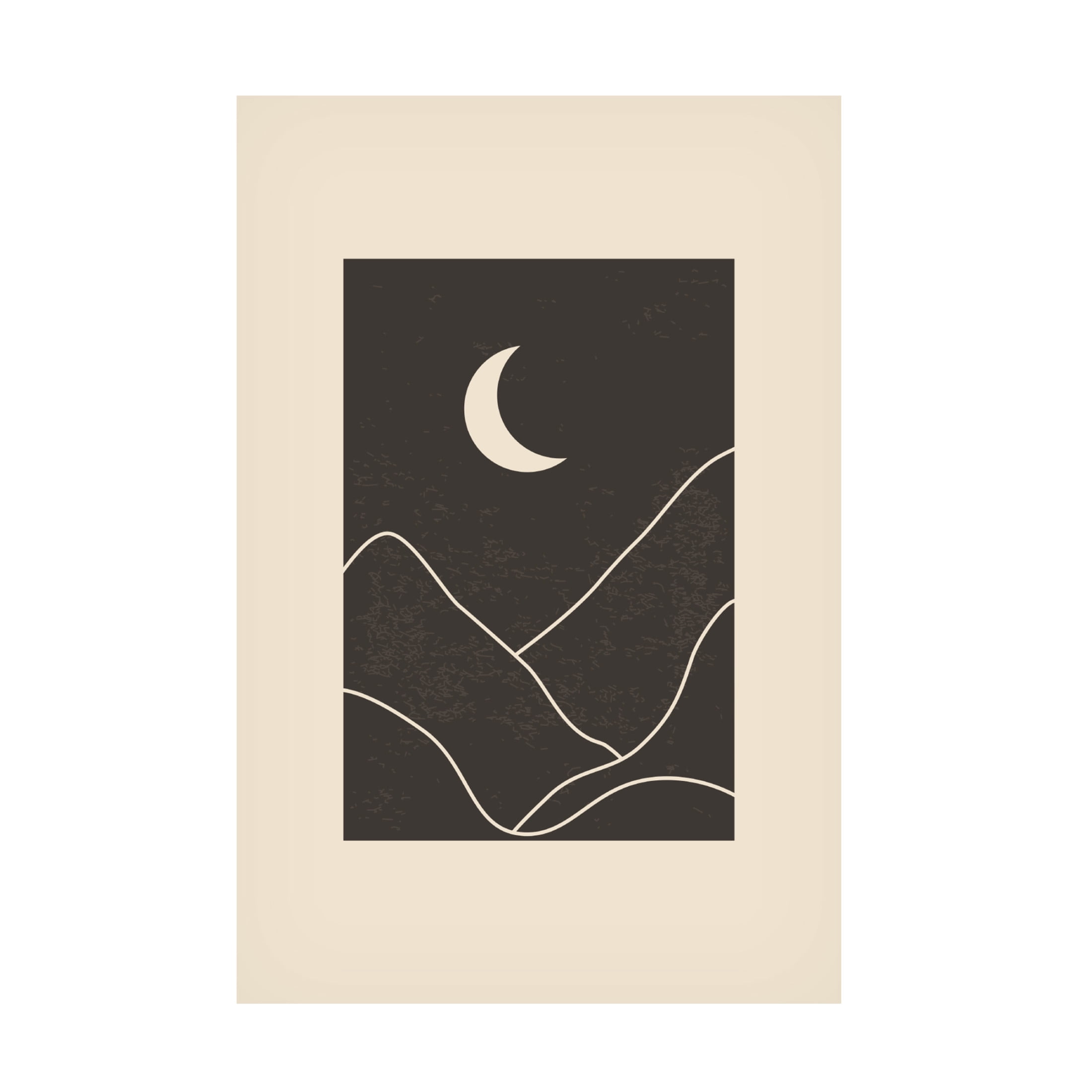Trademark Fine Art jay stanley  Minimal Mountains 7 Canvas Wall Art