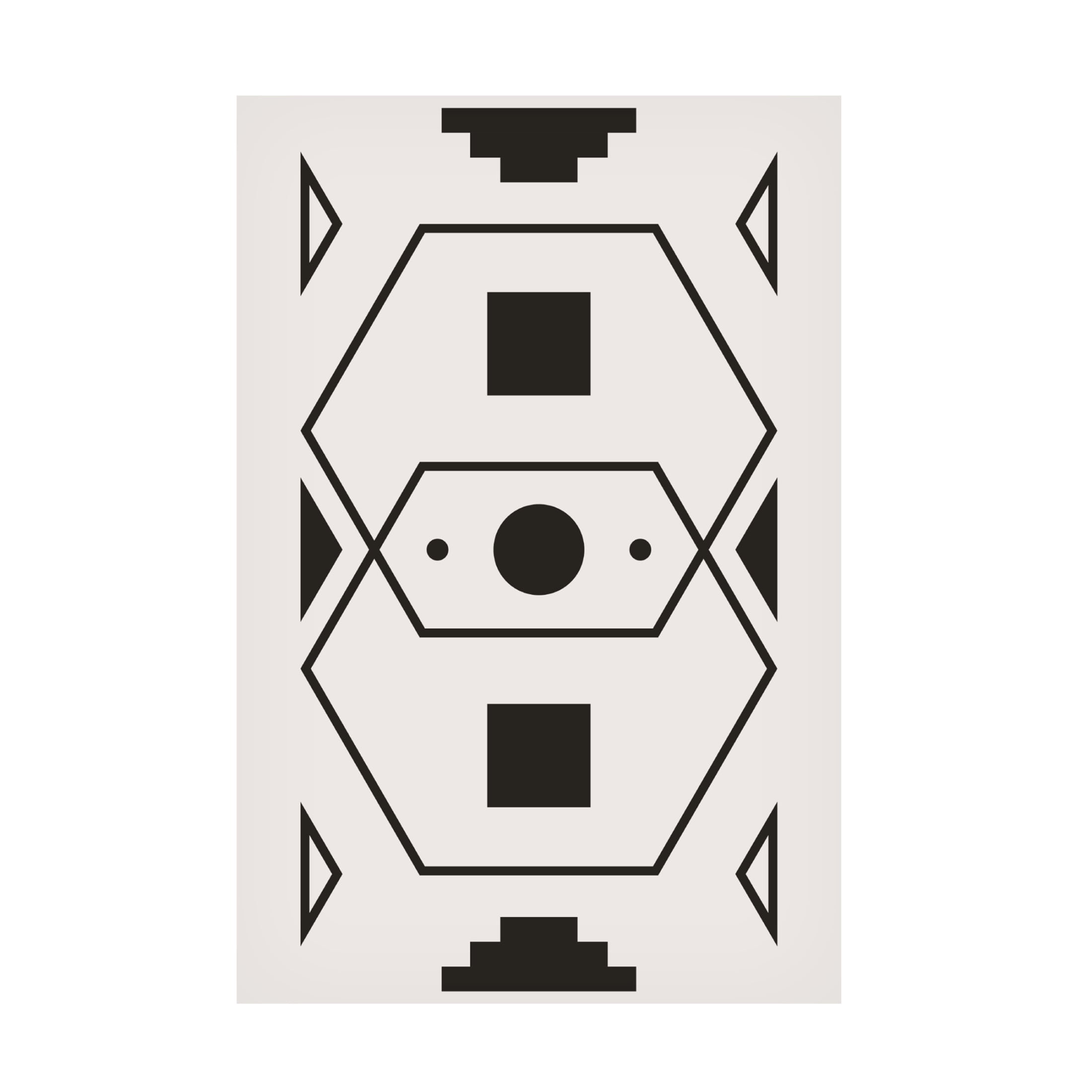 Trademark Fine Art jay stanley Minimal Shapes 3 Canvas Wall Art