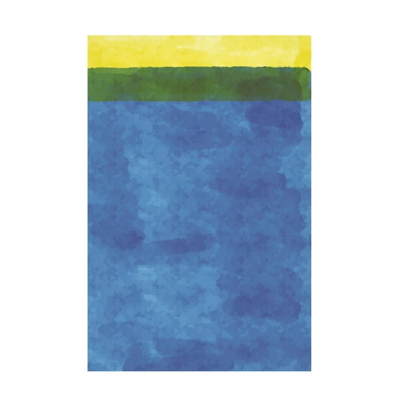 Trademark Fine Art jay stanley Minimal Watercolor 3 Canvas Wall Art
