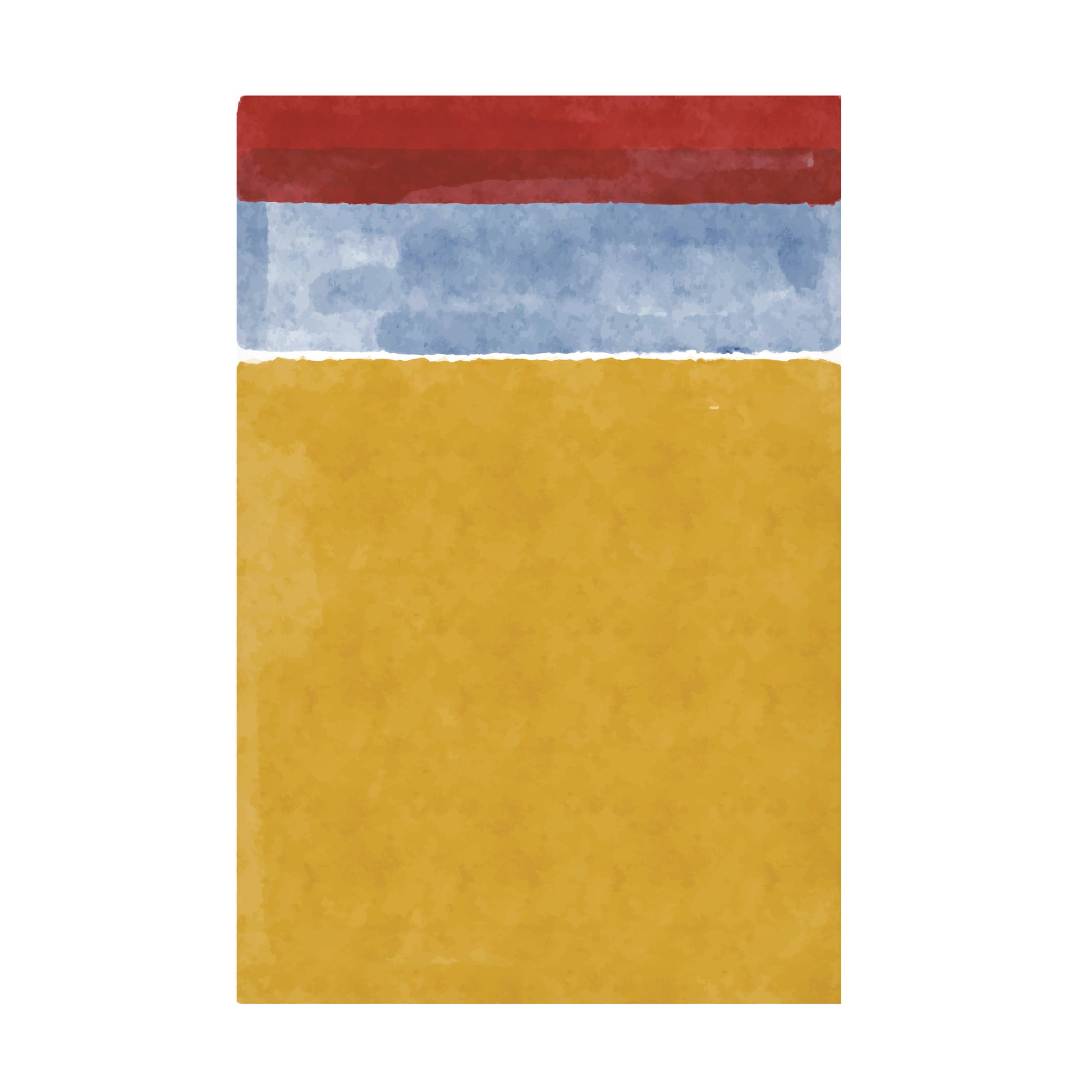 Trademark Fine Art jay stanley  Minimal Watercolor 4 Canvas Wall Art