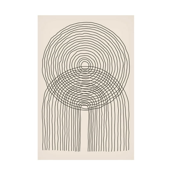 Trademark Fine Art jay stanley Minimalism Set 2 Canvas Wall Art