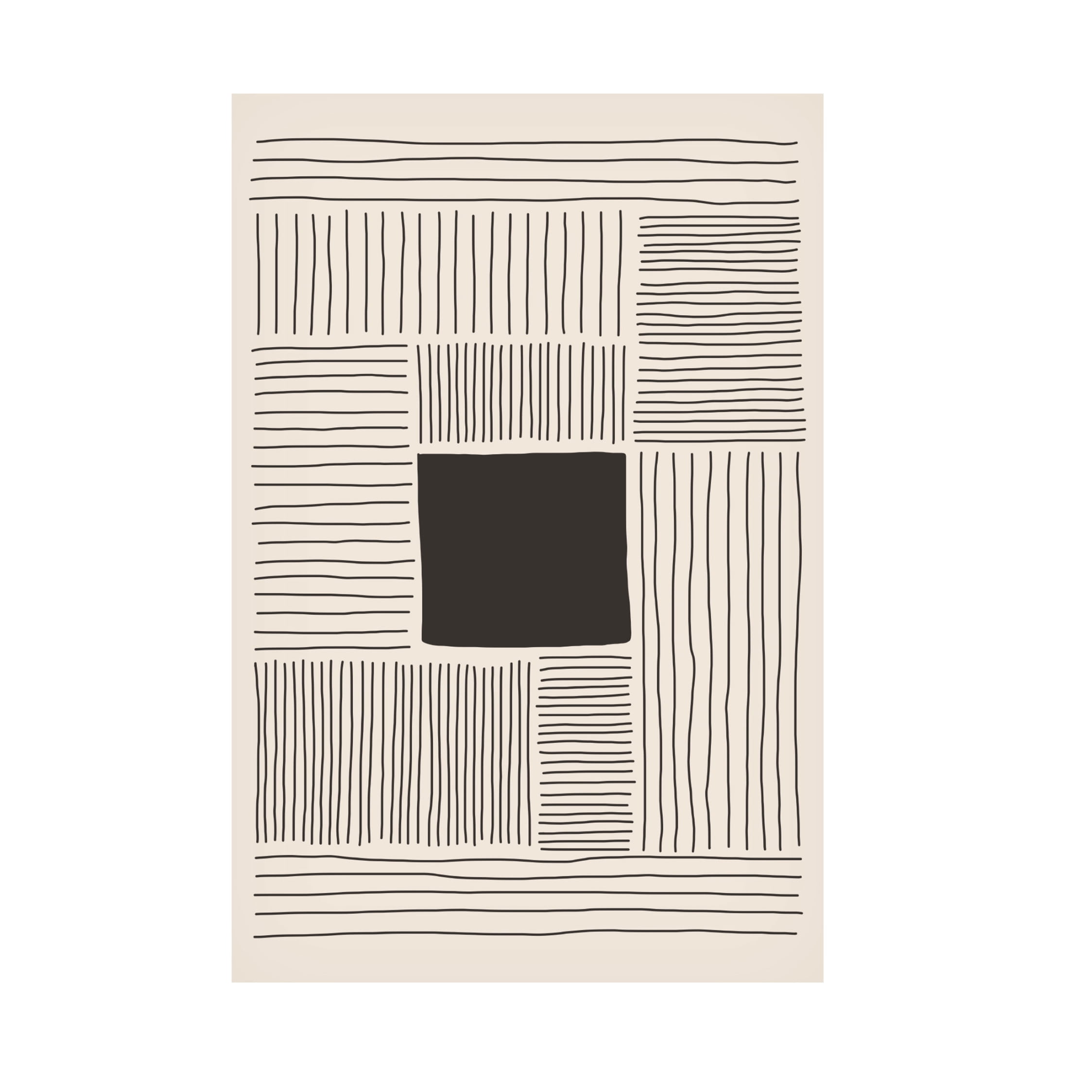 Trademark Fine Art jay stanley  Minimalism Shapes 3 Canvas Wall Art