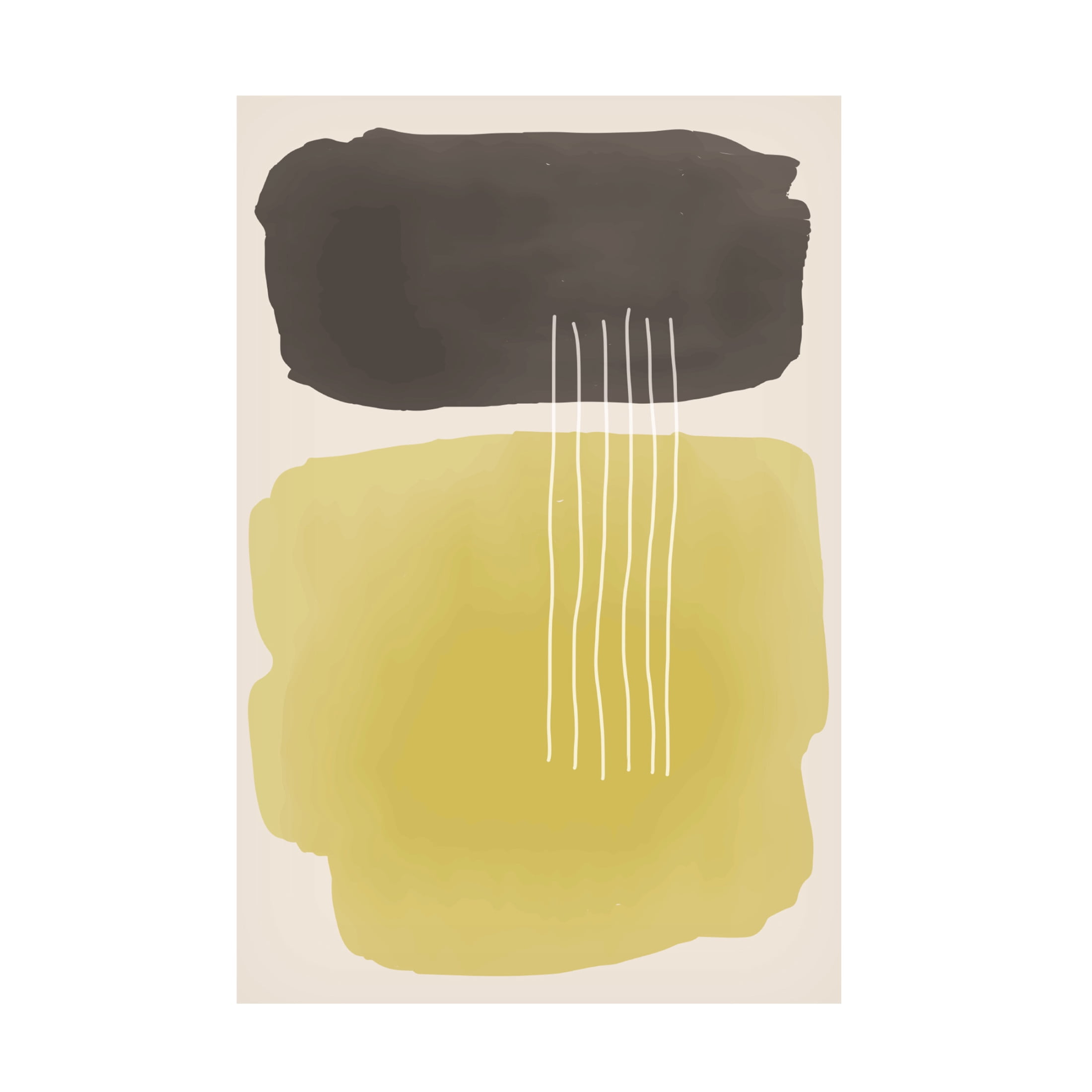 Trademark Fine Art jay stanley Watercolor Shapes Series 2 Canvas Wall Art