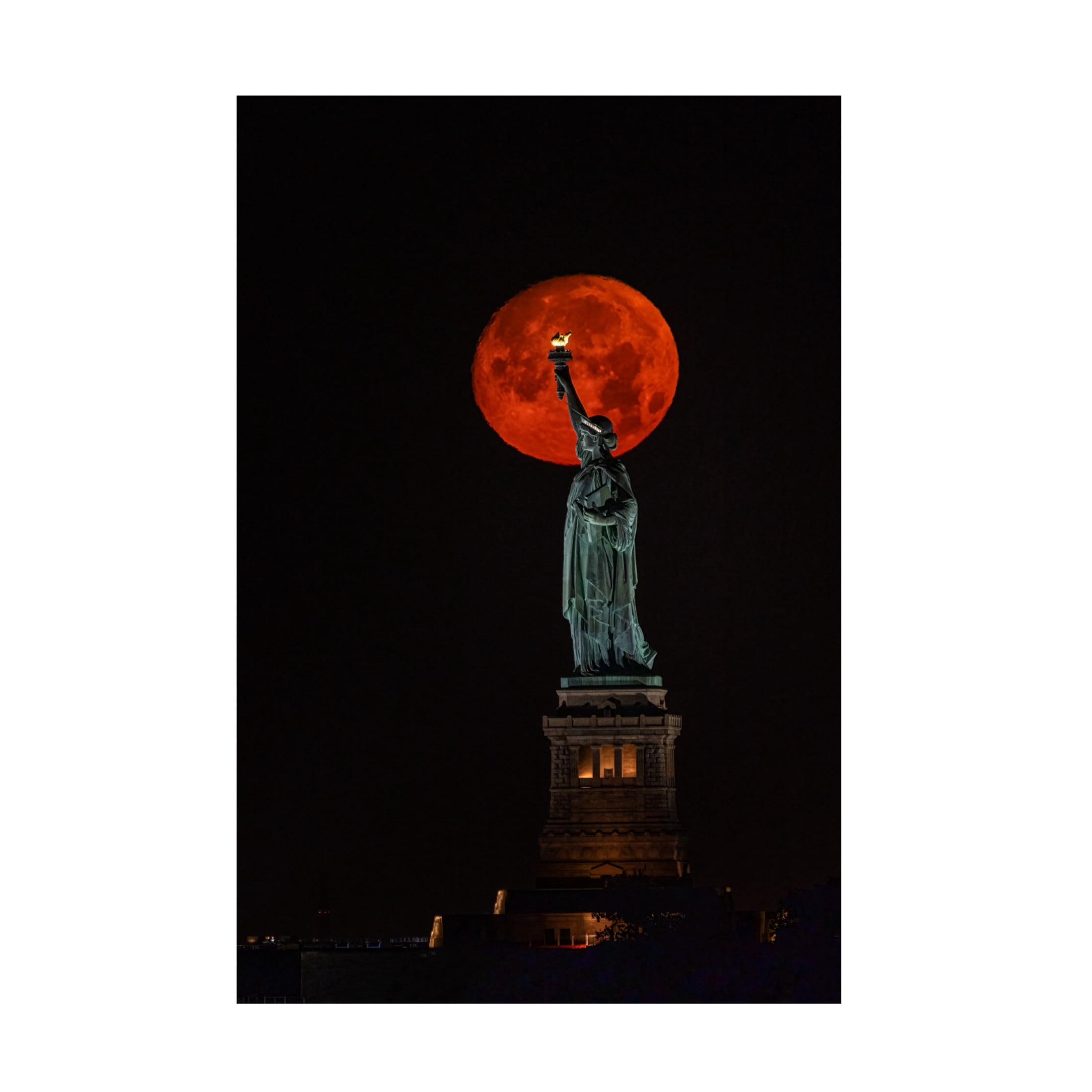 Trademark Fine Art jenny j rao 2022 july buck moon Canvas Wall Art