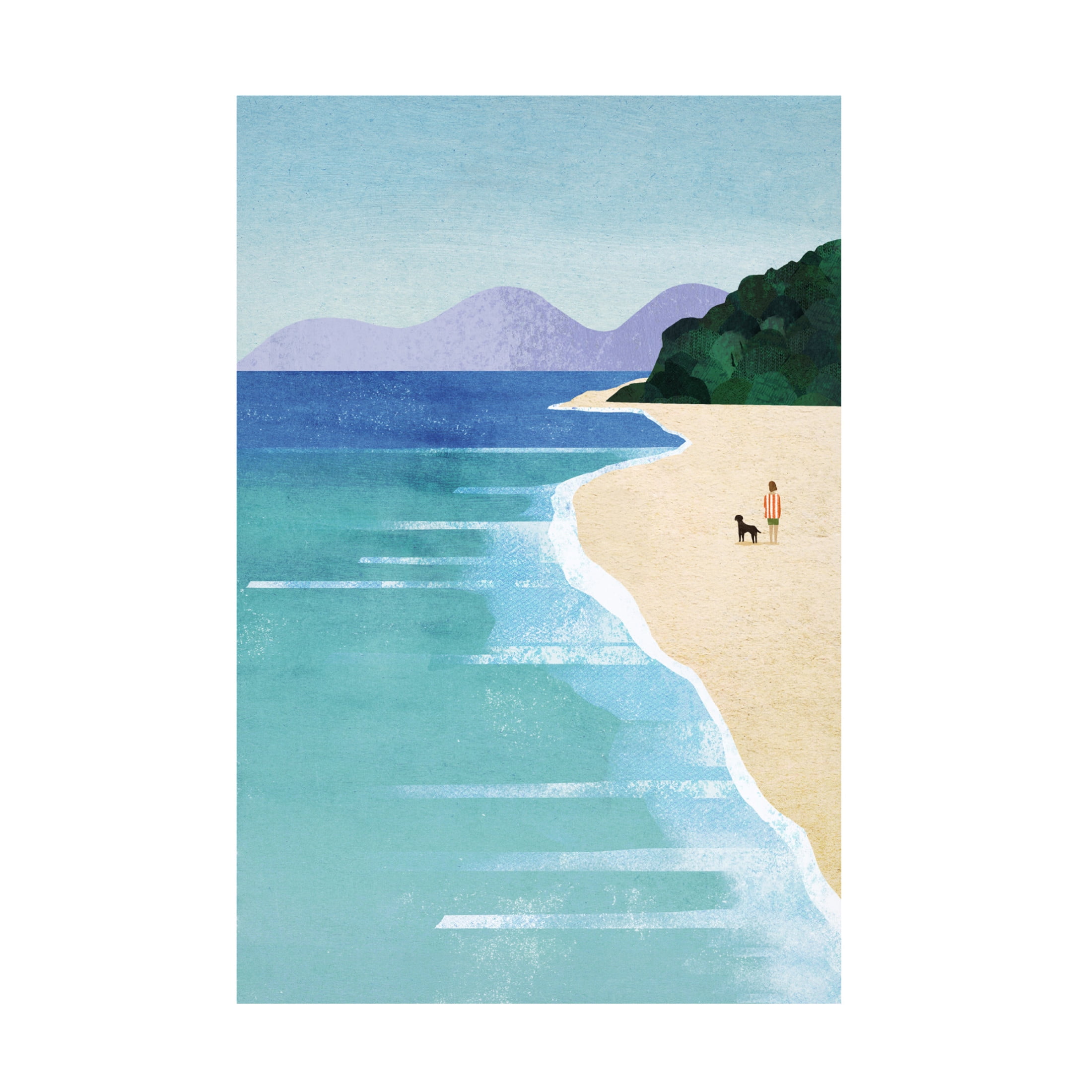 Trademark Fine Art longwayhome  Beach Girl iii Canvas Wall Art
