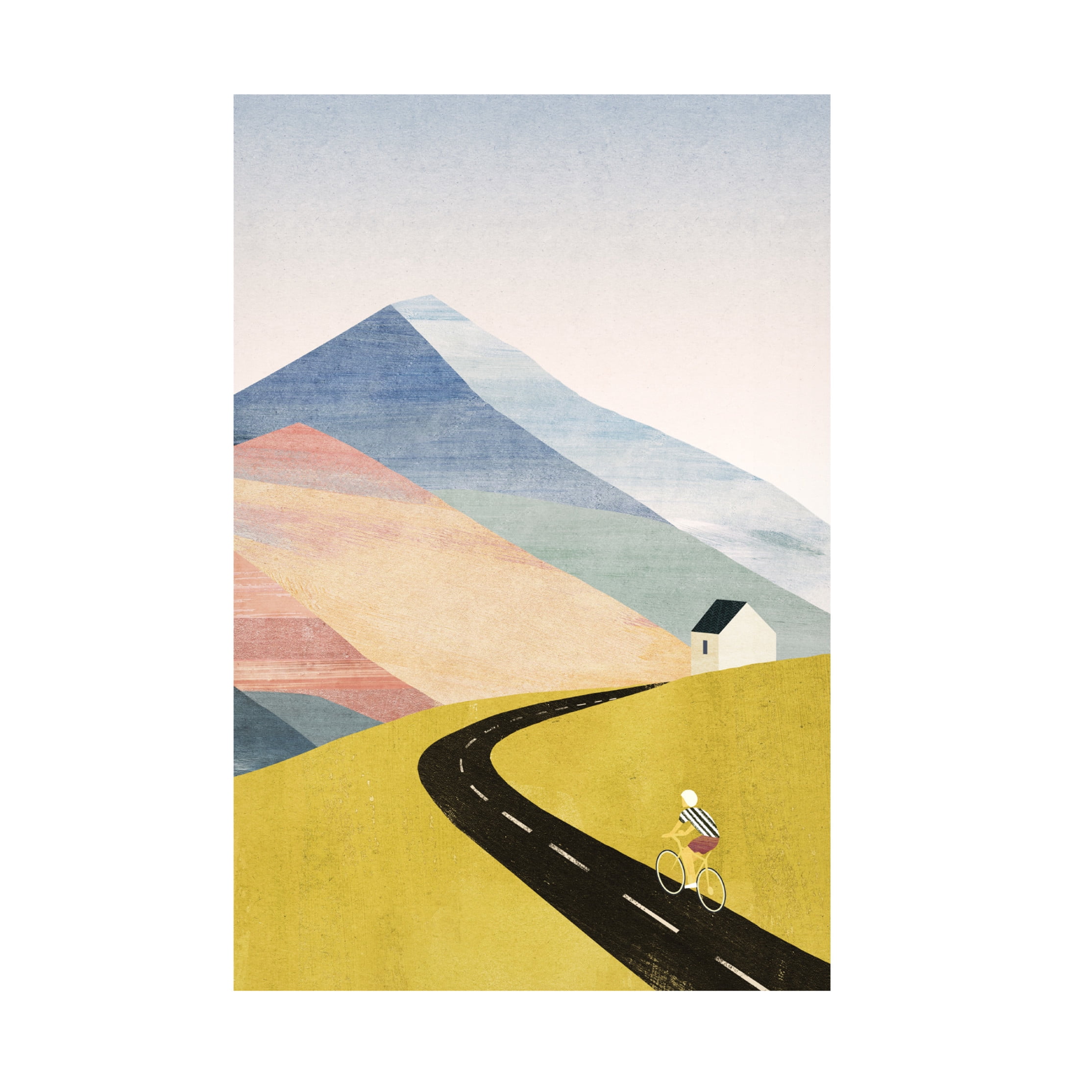 Trademark Fine Art longwayhome Cycling Home Canvas Wall Art