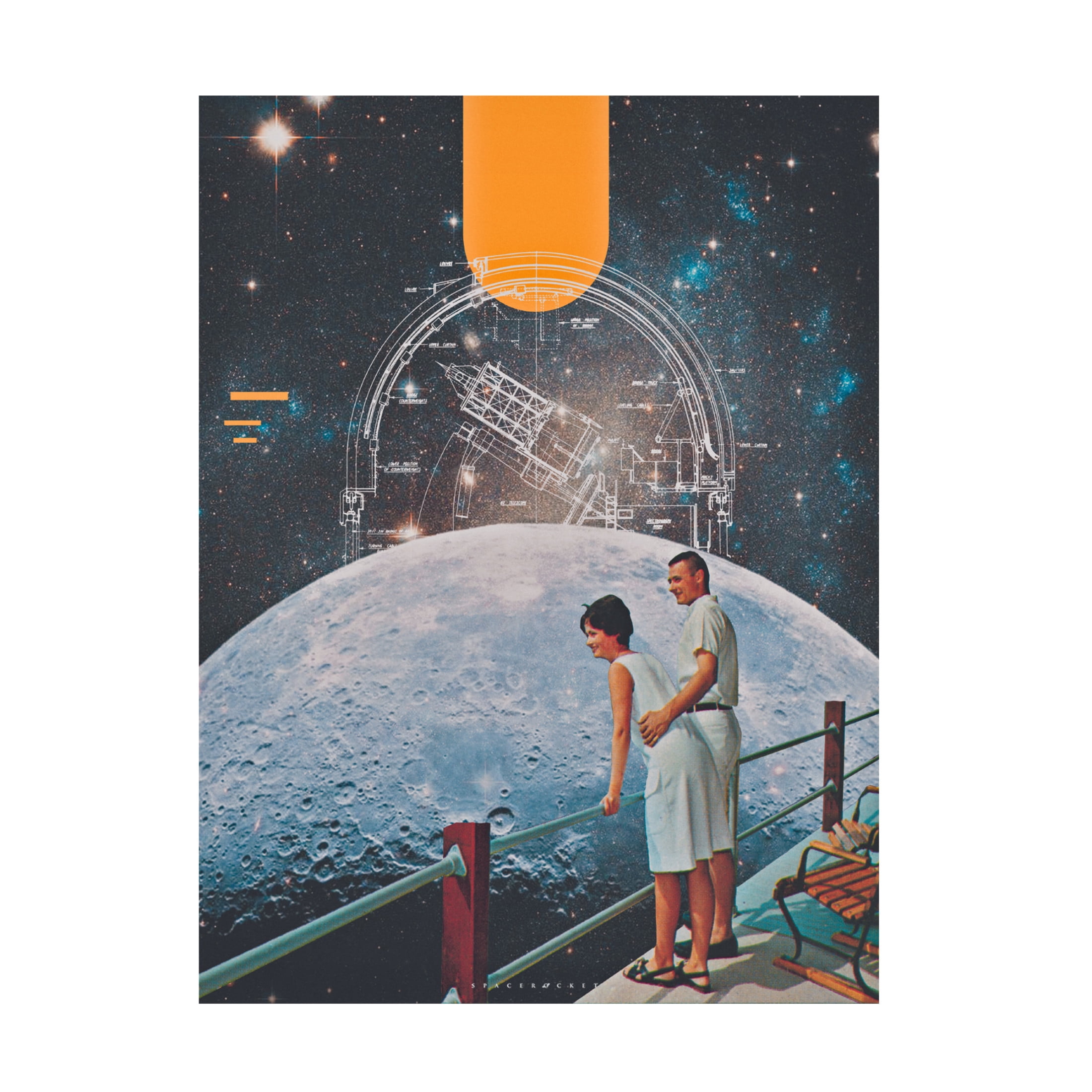 Trademark Fine Art spacerocket art 163 Canvas Wall Art