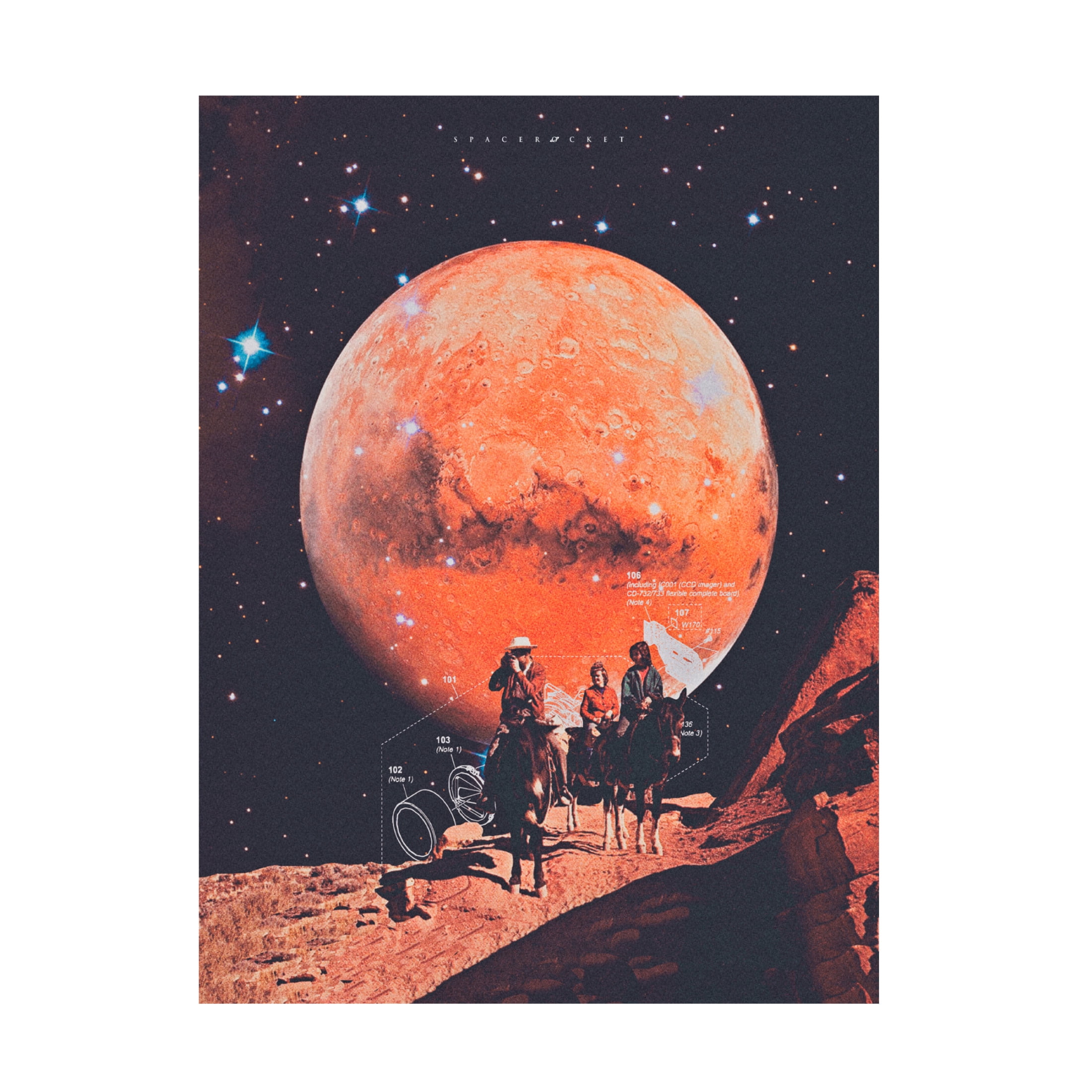 Trademark Fine Art spacerocket art  227 Canvas Wall Art