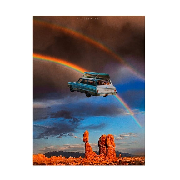 Trademark Fine Art spacerocket art 603 Canvas Wall Art