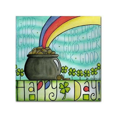 Trademark Fine Art 'st pattys day' Canvas Art by Maureen Lisa Costello