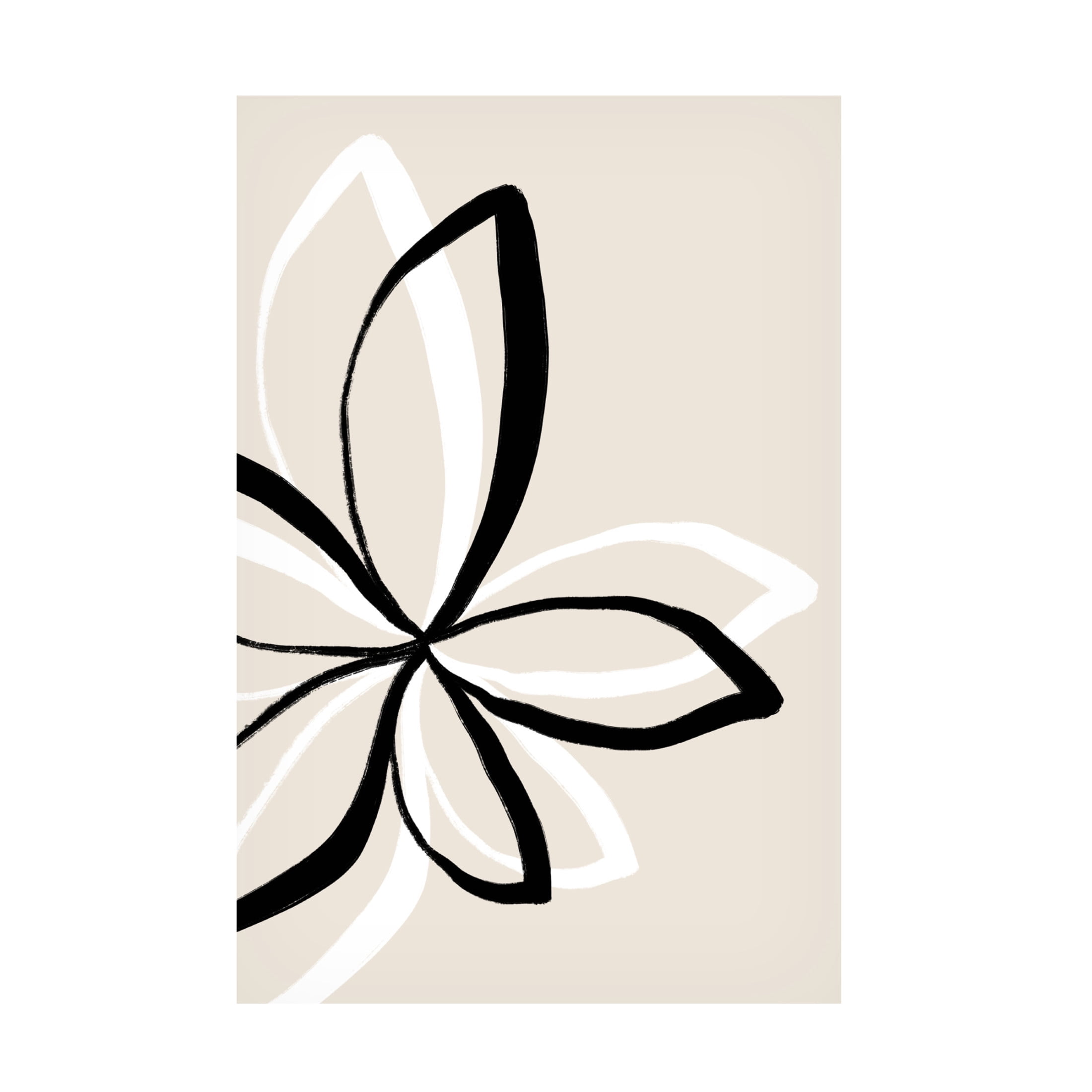 Trademark Fine Art uplusmestudio Abstract Flowers Canvas Wall Art