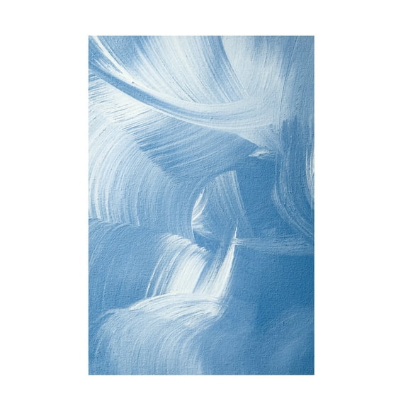 Trademark Fine Art uplusmestudio Acrylic Waves No 1 Canvas Wall Art