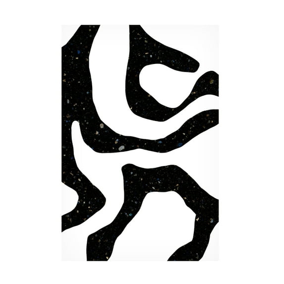 Trademark Fine Art uplusmestudio Black Gems Canvas Wall Art