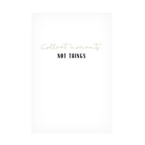 Trademark Fine Art uplusmestudio Collect Moments Not Things Canvas Wall Art