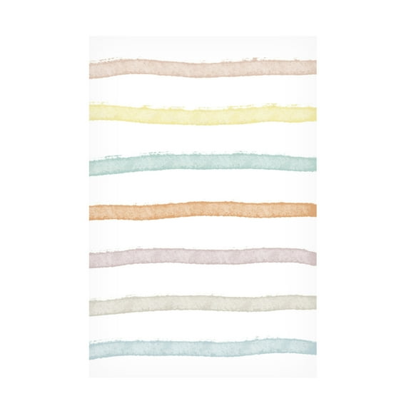 Trademark Fine Art uplusmestudio Colorful Lines Canvas Wall Art