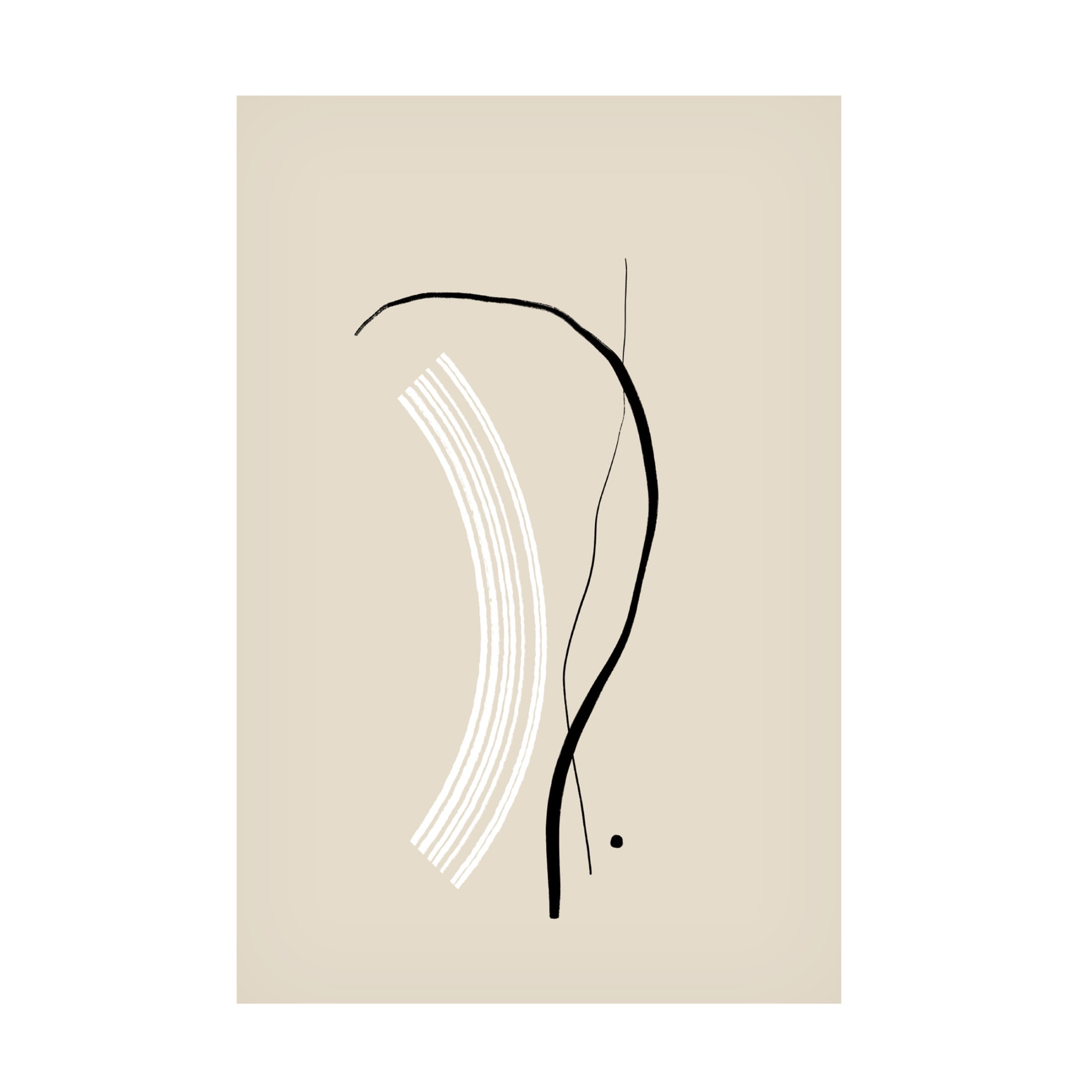 Trademark Fine Art uplusmestudio Composition Of Lines The First Canvas Wall Art