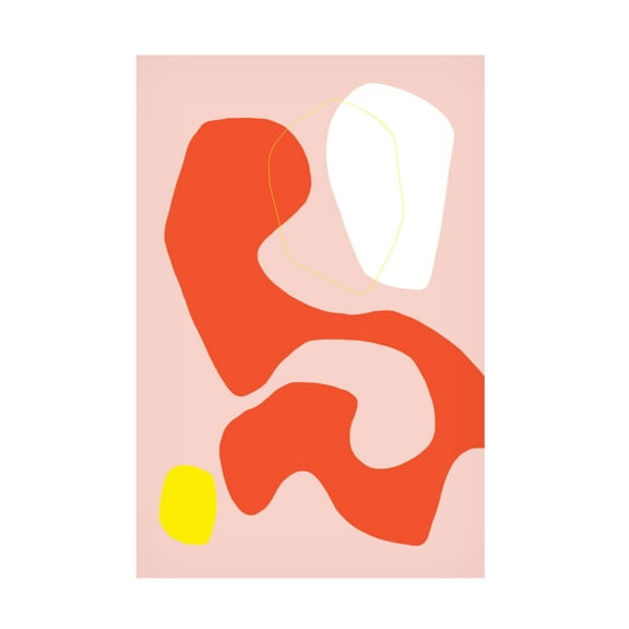 Trademark Fine Art uplusmestudio Coral Dancer Canvas Wall Art