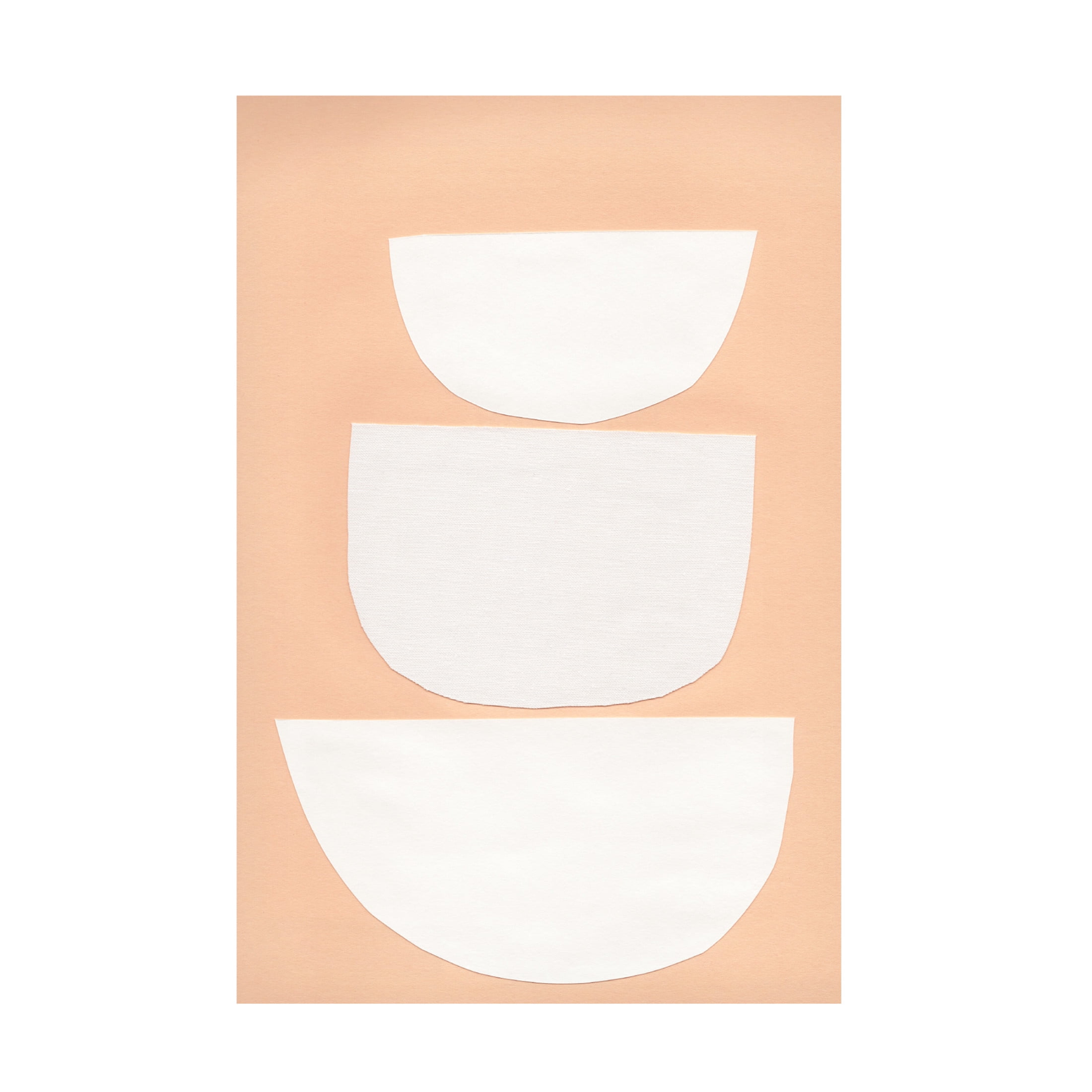Trademark Fine Art uplusmestudio  Cutted Shapes No 2 Canvas Wall Art