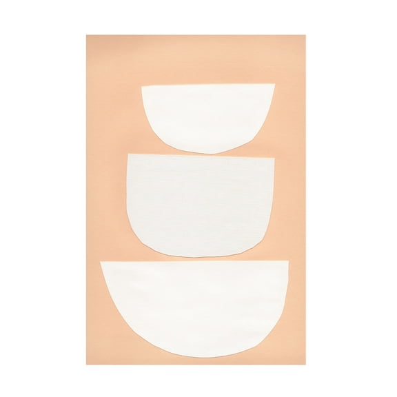 Trademark Fine Art uplusmestudio  Cutted Shapes No 2 Canvas Wall Art