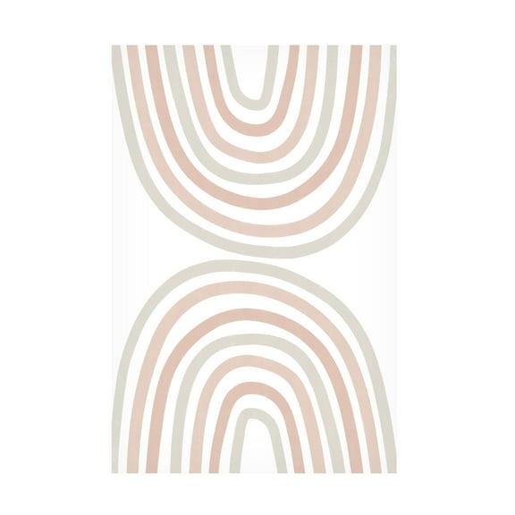 Trademark Fine Art uplusmestudio Double Rainbow Canvas Wall Art