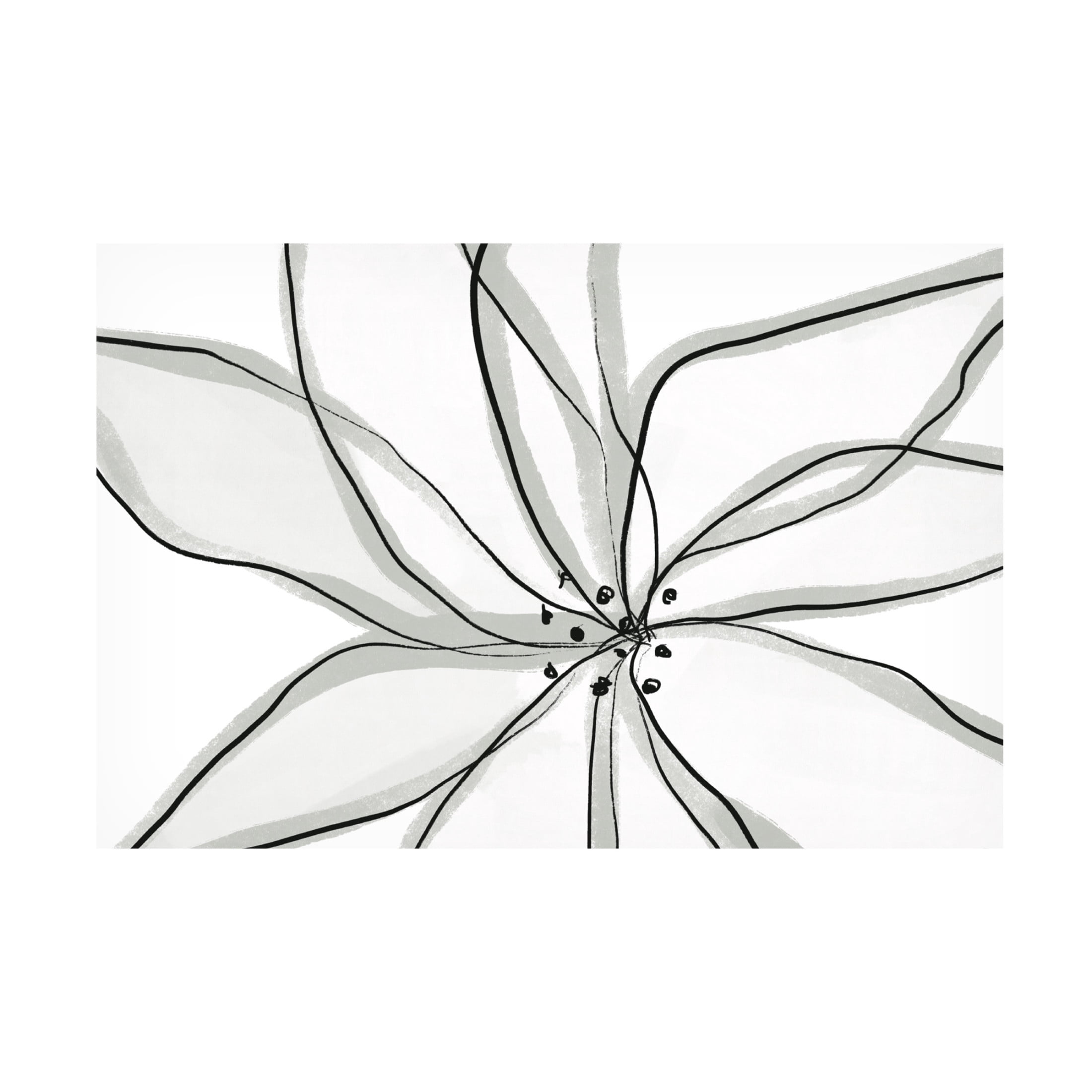 Trademark Fine Art uplusmestudio Fragile Flower Canvas Wall Art