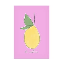 Trademark Fine Art uplusmestudio Le Citron Canvas Wall Art
