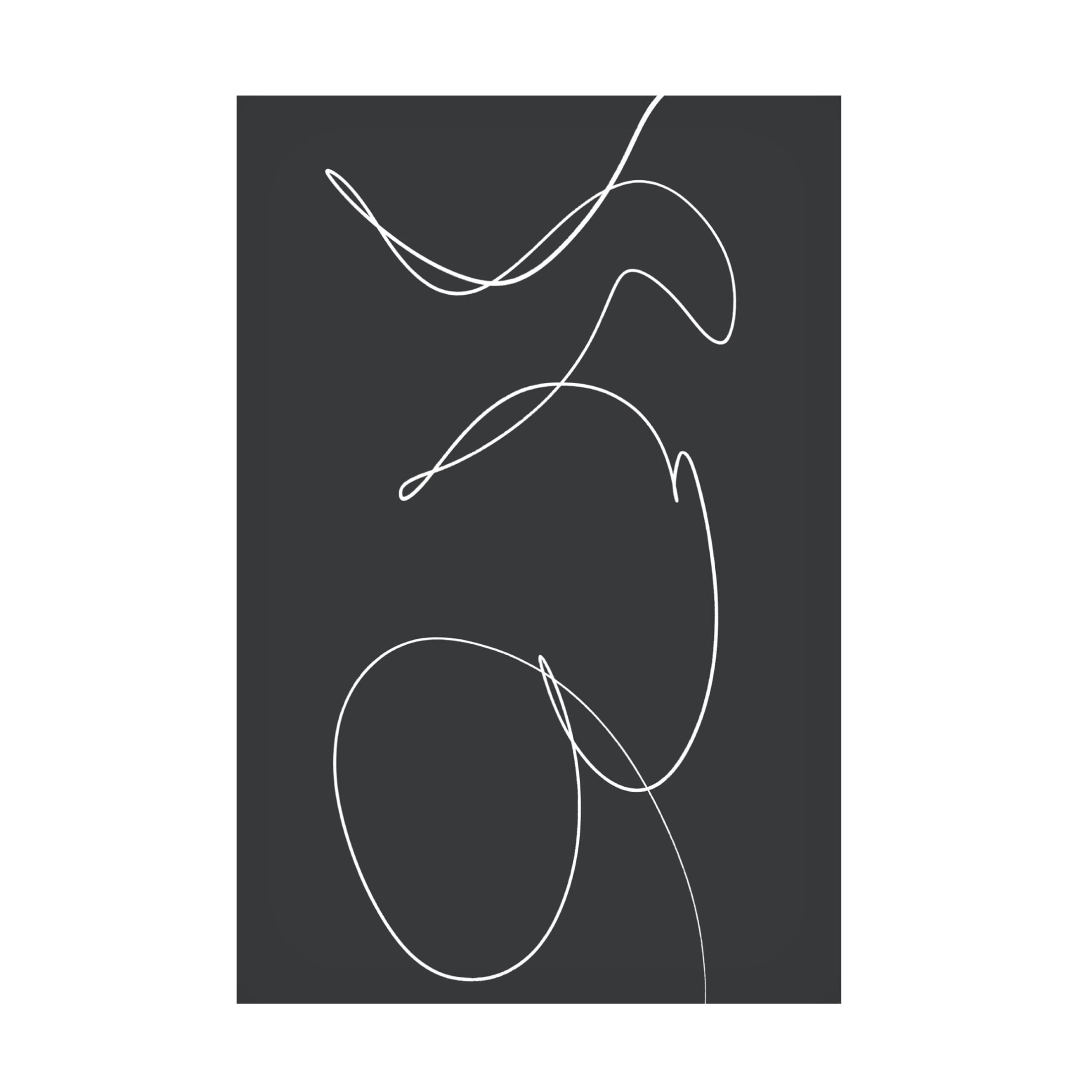 Trademark Fine Art uplusmestudio Ligne Abstrakt Canvas Wall Art