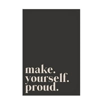Trademark Fine Art uplusmestudio Make Yourself Proud Canvas Wall Art