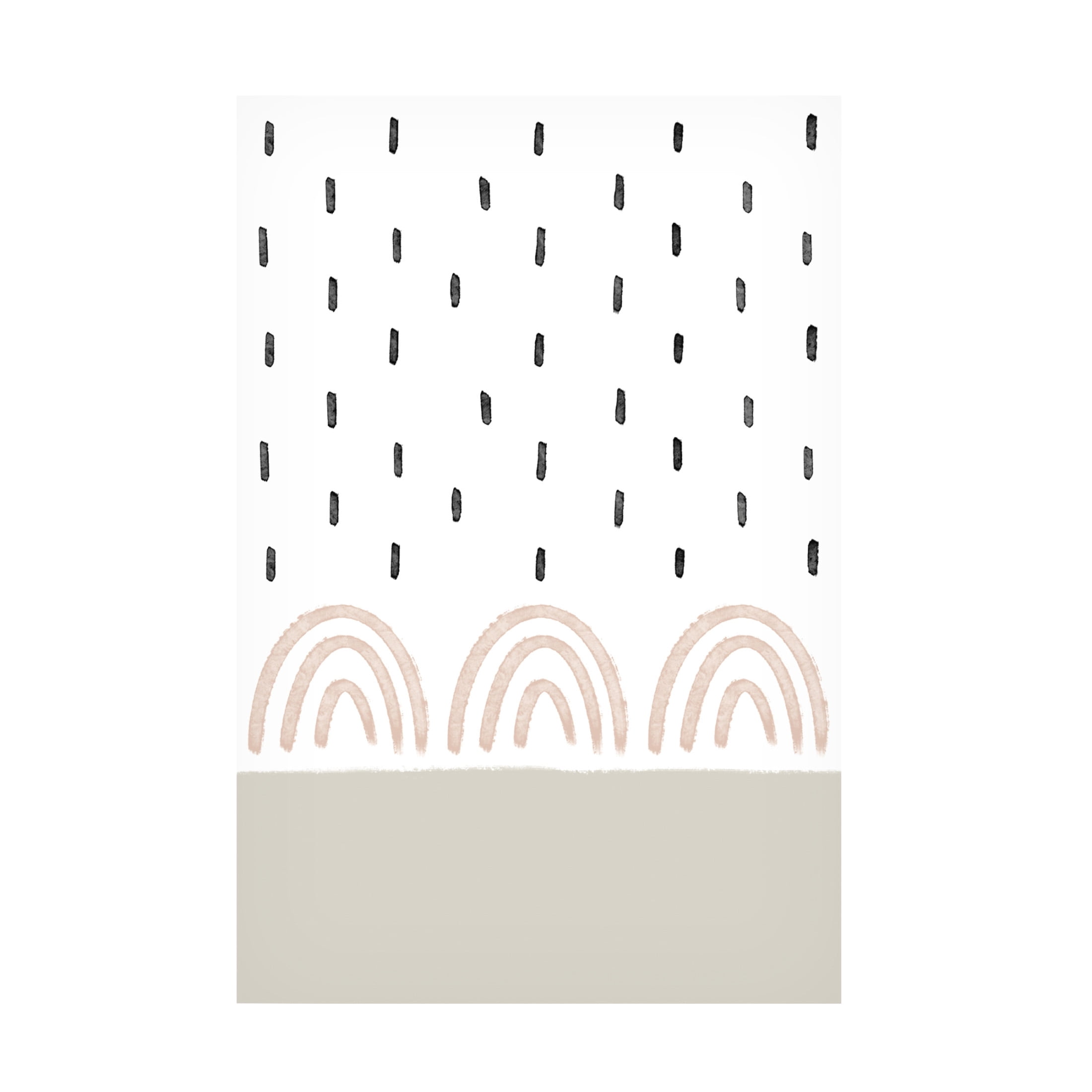 Trademark Fine Art uplusmestudio Rain On Rainbows Canvas Wall Art