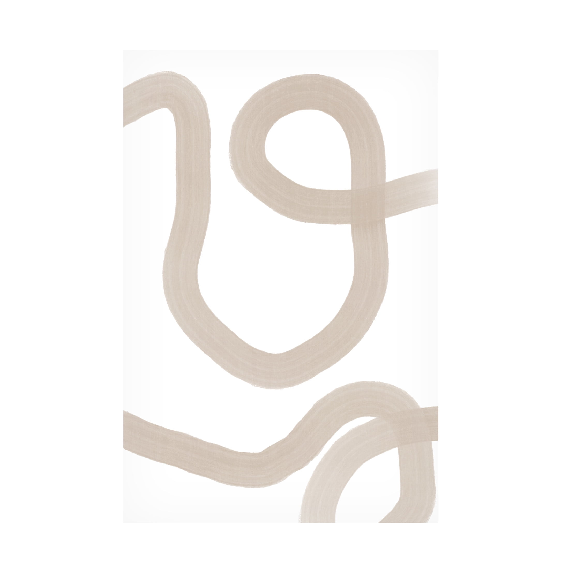 Trademark Fine Art uplusmestudio Single Line Canvas Wall Art