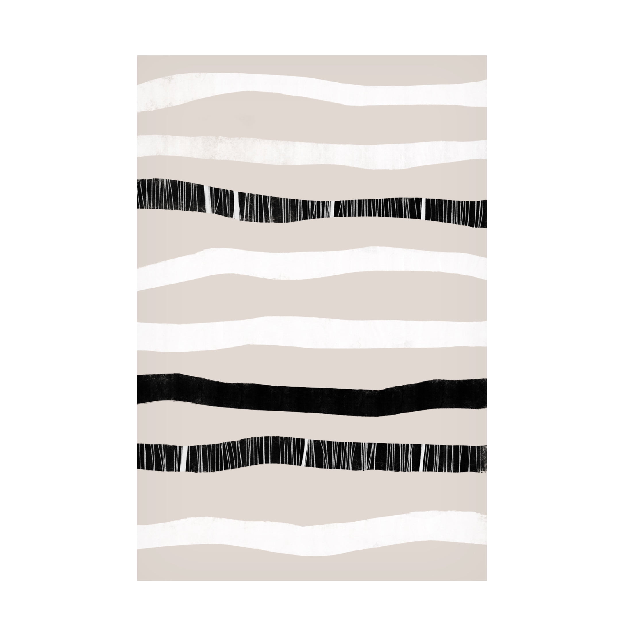 Trademark Fine Art uplusmestudio Stripes and Harmony Canvas Wall Art