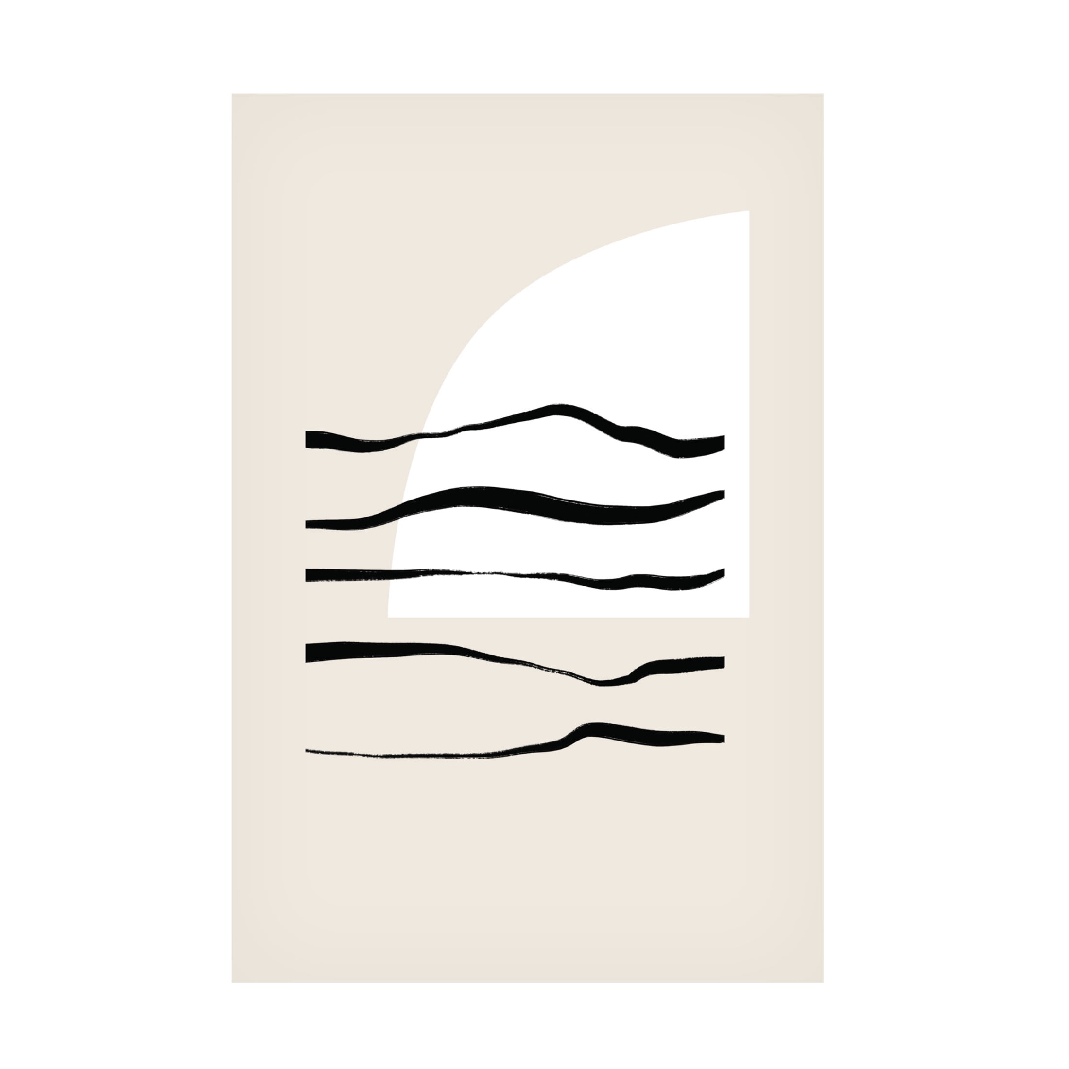 Trademark Fine Art uplusmestudio Sunset And Waves Canvas Wall Art
