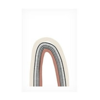 Trademark Fine Art uplusmestudio Textured Rainbow Canvas Wall Art