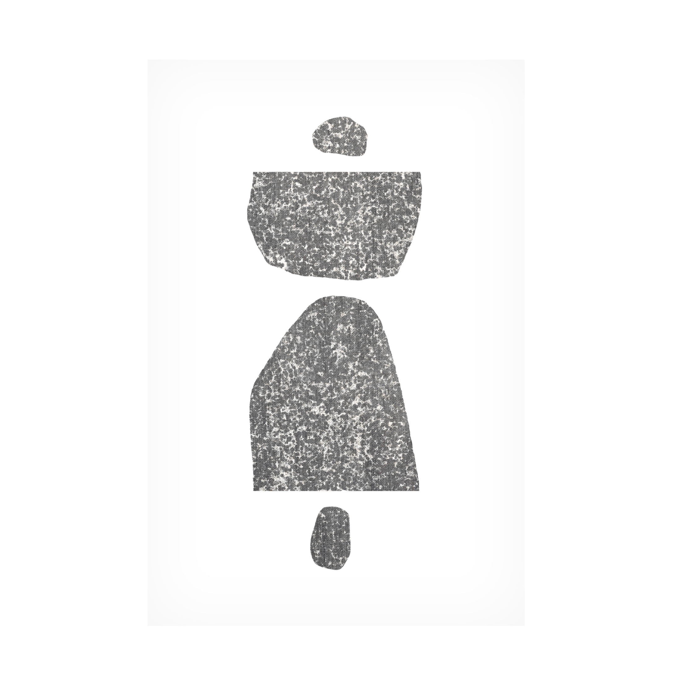Trademark Fine Art uplusmestudio Textured Shapes Canvas Wall Art