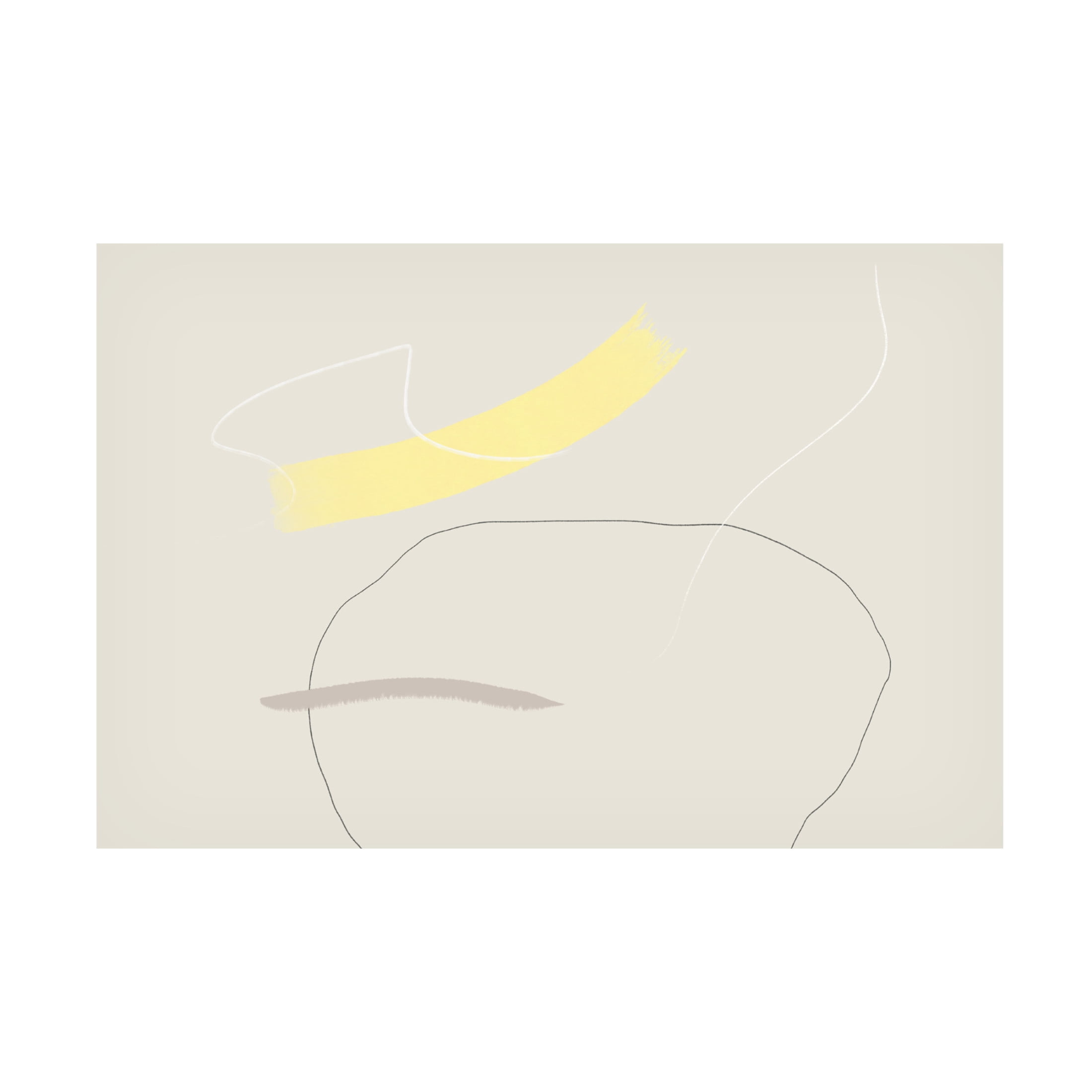 Trademark Fine Art uplusmestudio Touch of Yellow Canvas Wall Art