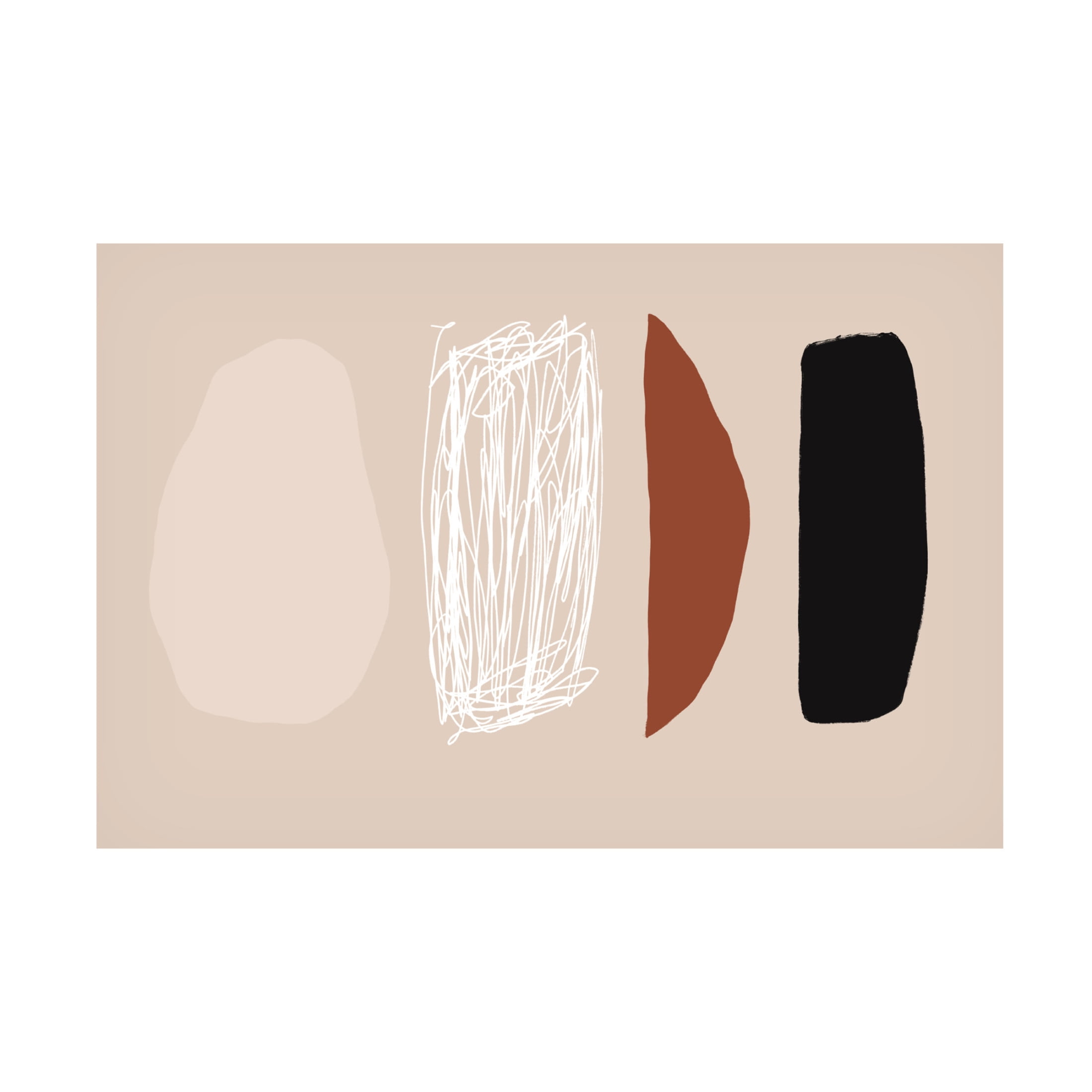Trademark Fine Art uplusmestudio Trying to fit in Canvas Wall Art