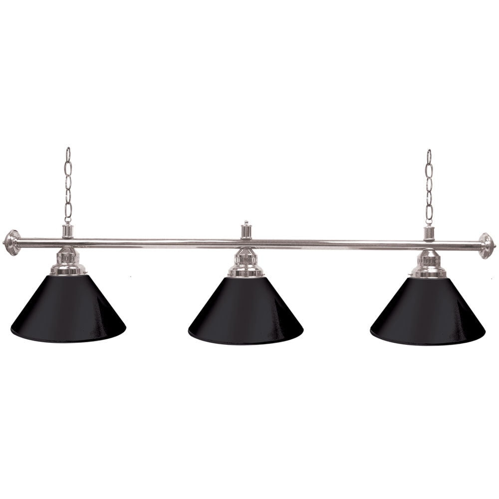 Trademark Gameroom Black 3-Shade Hanging Lamp