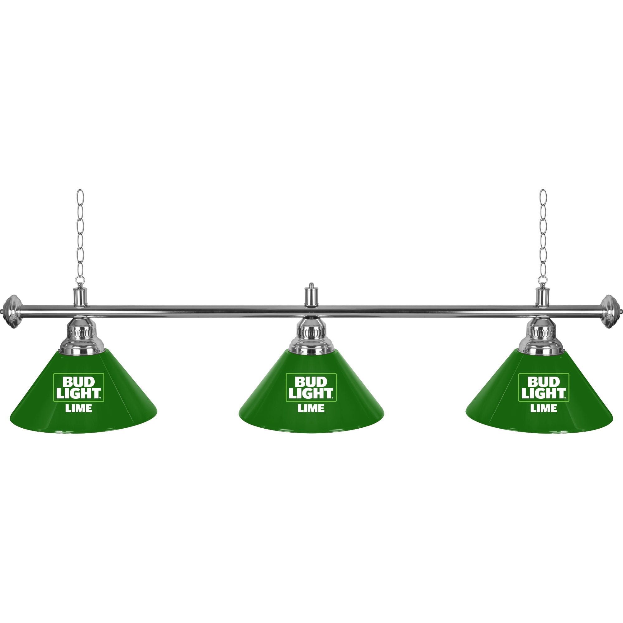 Trademark Gameroom Bud Light Lime 3-Shade Hanging Lamp