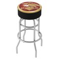 thumbnail image 1 of Trademark Gameroom Budweiser A & Eagle Bar Stool with Padded Seat, 1 of 5