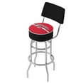 thumbnail image 1 of Trademark Gameroom Carolina Hurricanes Logo Bar Stool with Back Rest, 1 of 5