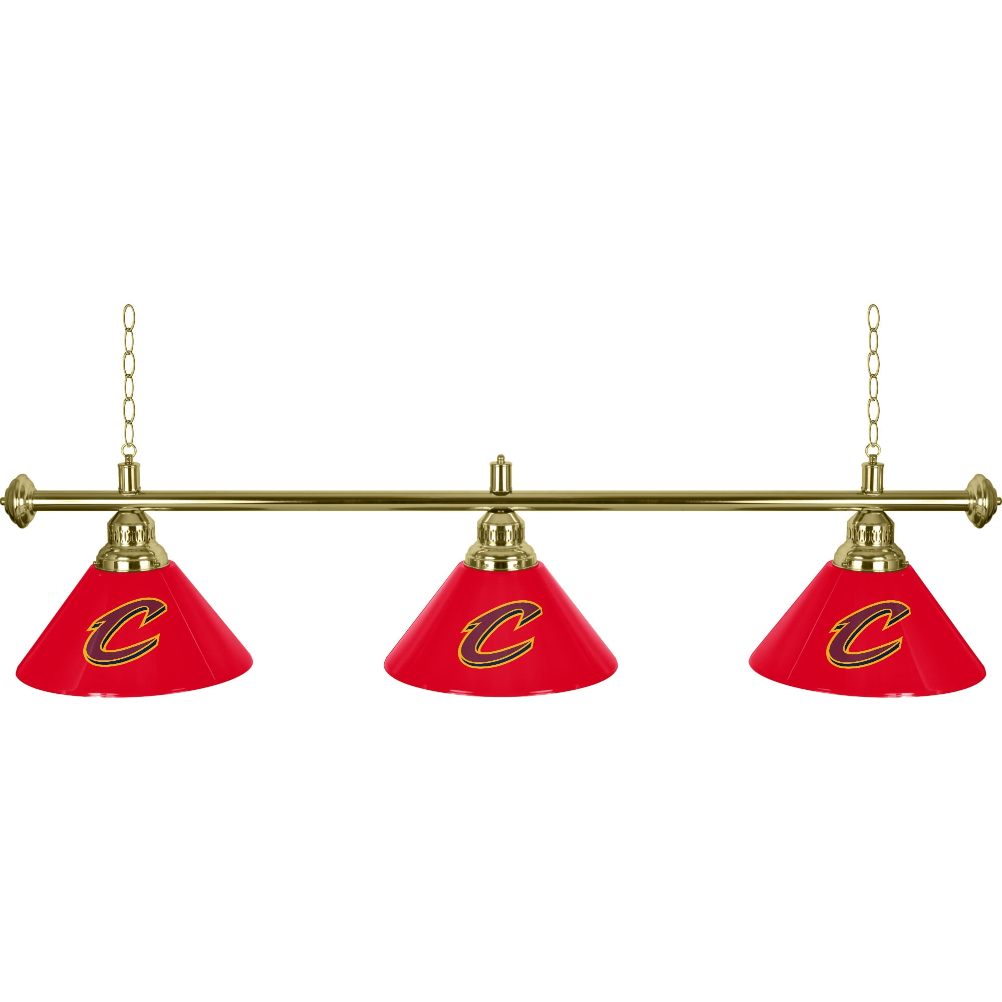 Trademark Gameroom Cleveland Cavaliers Logo 3-Shade Hanging Lamp