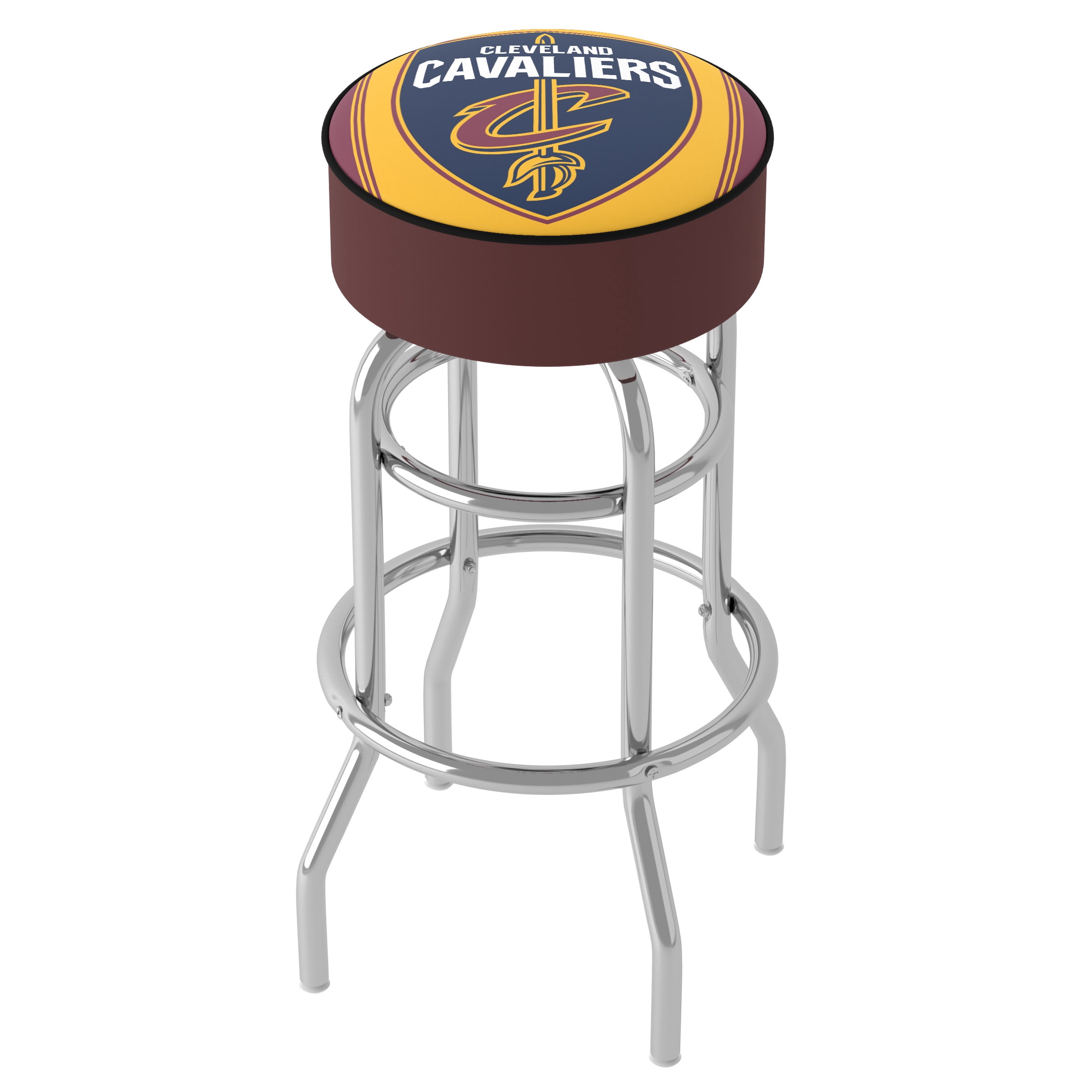 Trademark Gameroom Cleveland Cavaliers Logo Bar Stool with Padded Seat