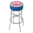 thumbnail image 1 of Trademark Gameroom Detroit Pistons Logo Bar Stool with Padded Seat, 1 of 4