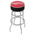 thumbnail image 1 of Trademark Gameroom Detroit Redwings Logo Bar Stool with Padded Seat, 1 of 5