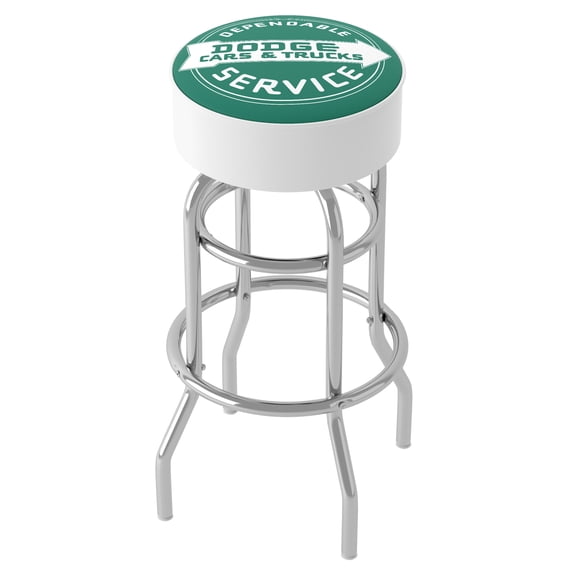 Trademark Gameroom Dodge Dodge Service Bar Stool with Padded Seat