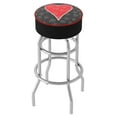 thumbnail image 1 of Trademark Gameroom Four Aces Heart Logo Bar Stool with Padded Seat, 1 of 5